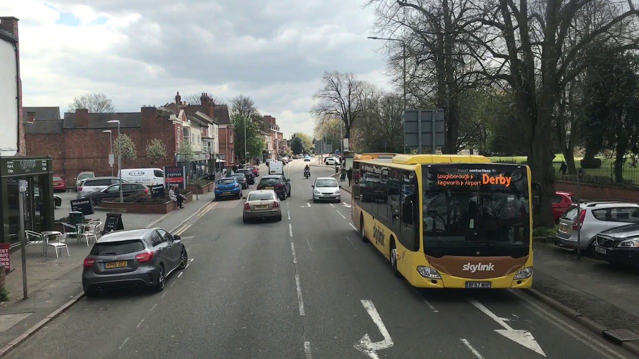 Full Route Visual | Arriva Leicester 127 - Shepshed to Leicester | 4756 (FJ06 ZTC)