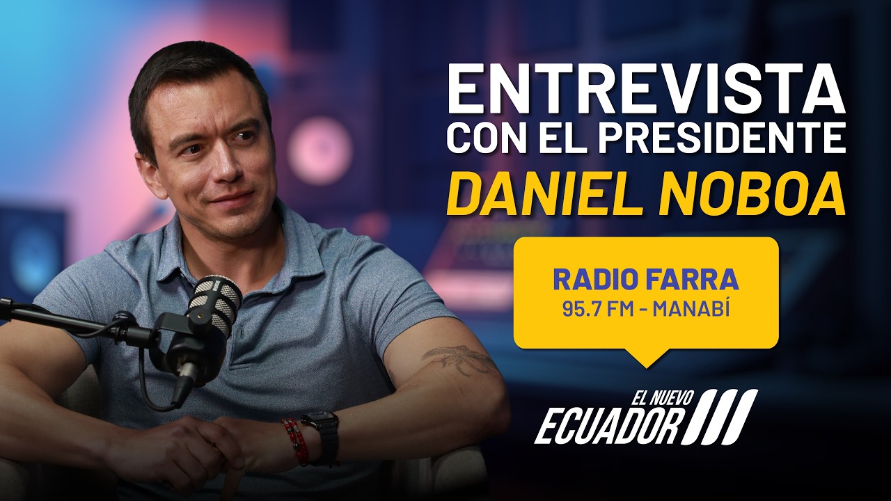 Entrevista con el presidente Daniel Noboa