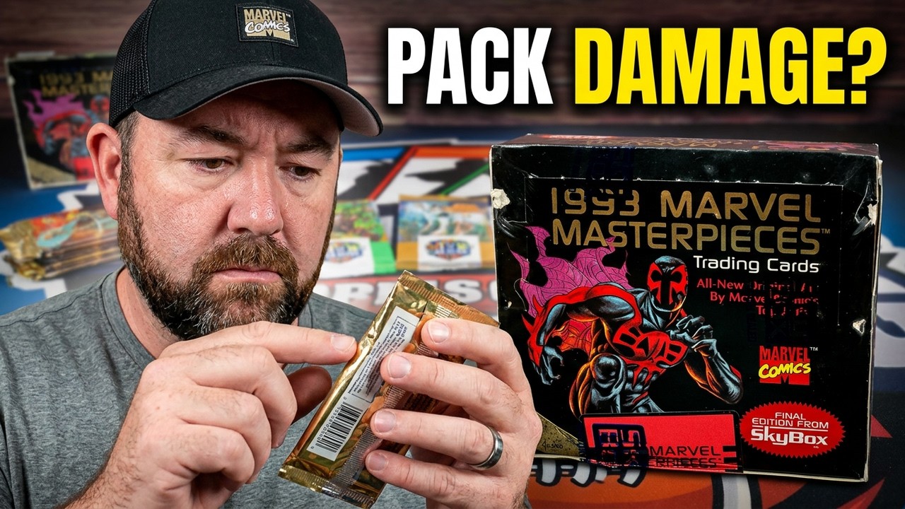 Распаковка коллекции 1993 SkyBox Marvel Masterpieces | Выживут ли эти карты спустя 33 года?