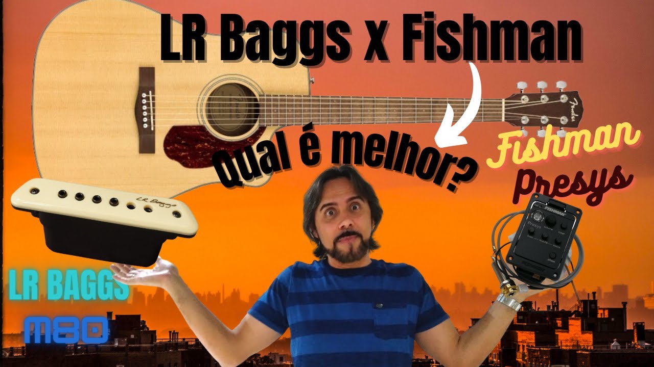 Captador LR Baggs M80 x Fishman Presys | Viol&atilde;o Fender