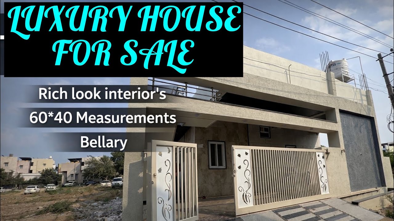 LUXURY HOUSE FOR SALE IN BELLARY.