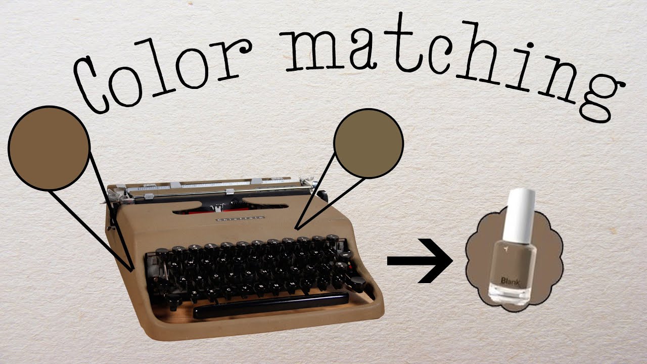 making custom paint for my typewriters........