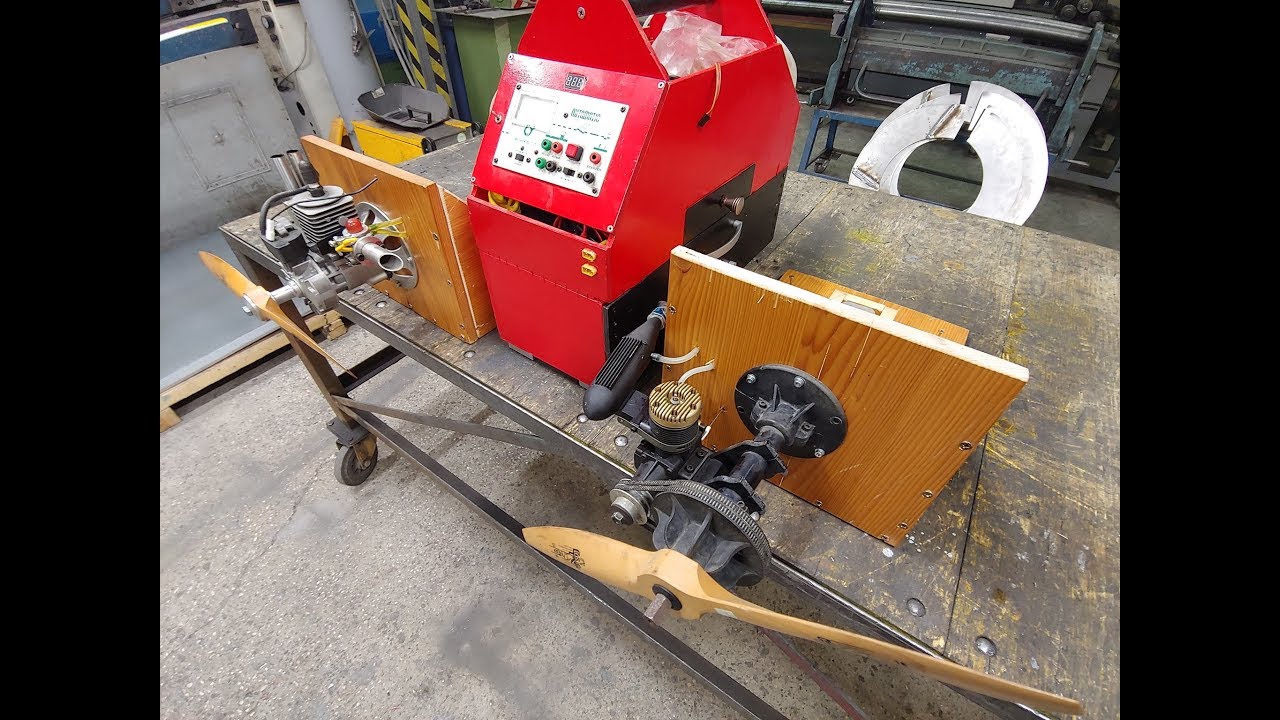 HP 61 Gold cup Byron drive & Converted 26cc petrol weed wacker engine Test Run