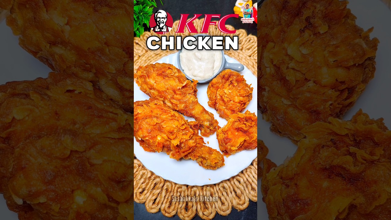 అందరూ ఇష్టపడే KFC చికెన్ ఇంట్లోనే ఈజీగా చేసేయొచ్చు😋 | KFC Chicken #kfc #chicken #shorts #trending