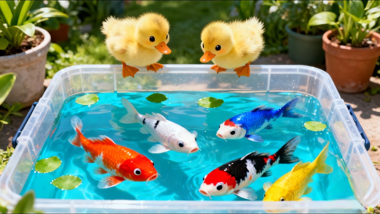 unboxing ikan hias warna warni, ikan koi, ikan glowfish, ikan cupang, kura kura brazil 🐠 🌈🫧