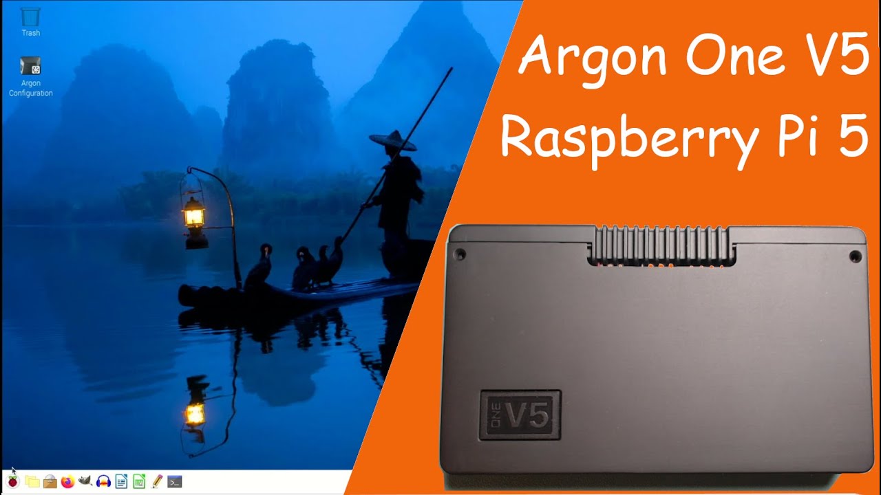 Raspberry Pi 5 установлен в корпусе Argon One V5. Обратите внимание на исправление в отношении ра...