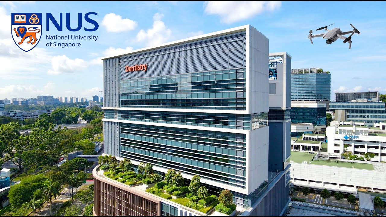 NUS campus tour with a drone (📍Kent Ridge campus of National University of Singapore )