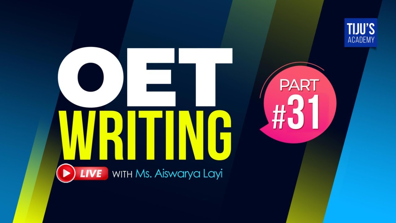 Letter to Palliative Care Centre | OET Writing | Tiju's Academy