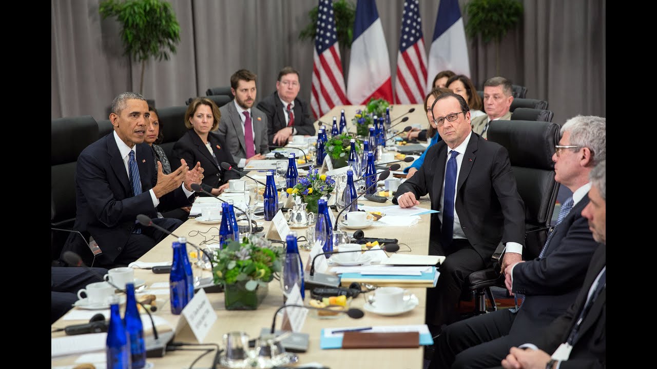 President Obama Holds a Bilateral Meeting with President Francois Hollande of France
