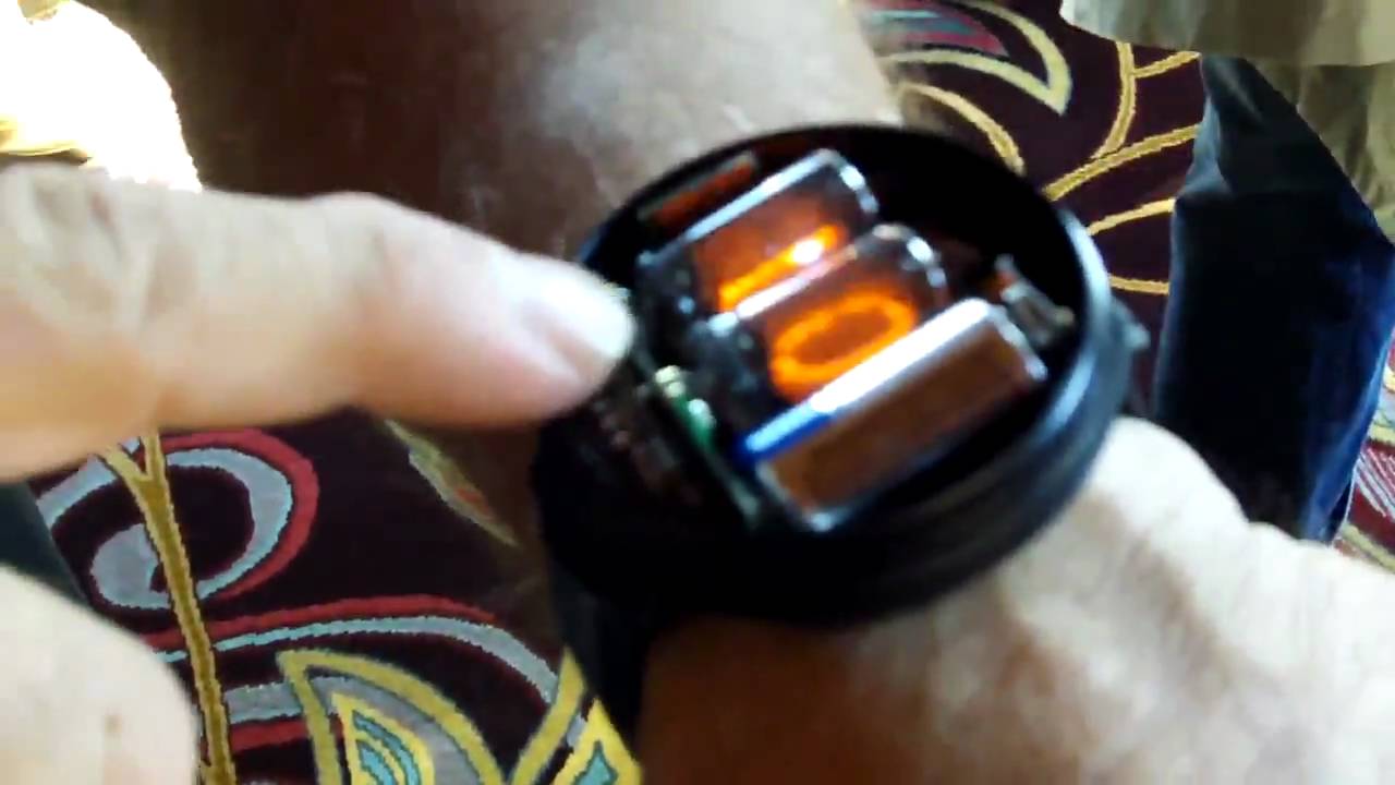 Steve Wozniak Showing Off His NIXIE Tube Watch
