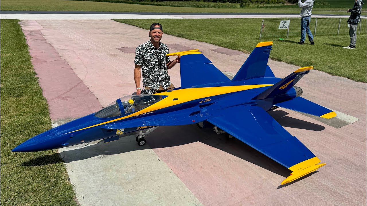 Blue Angels F-18 twin turbine RC jet