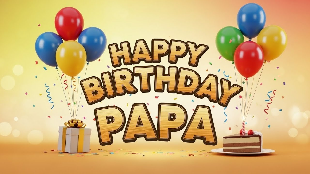 Happy Birthday Papa ❤️ | Emotional Birthday Wishes for Father | Happy Birthday Dad 🎉 |