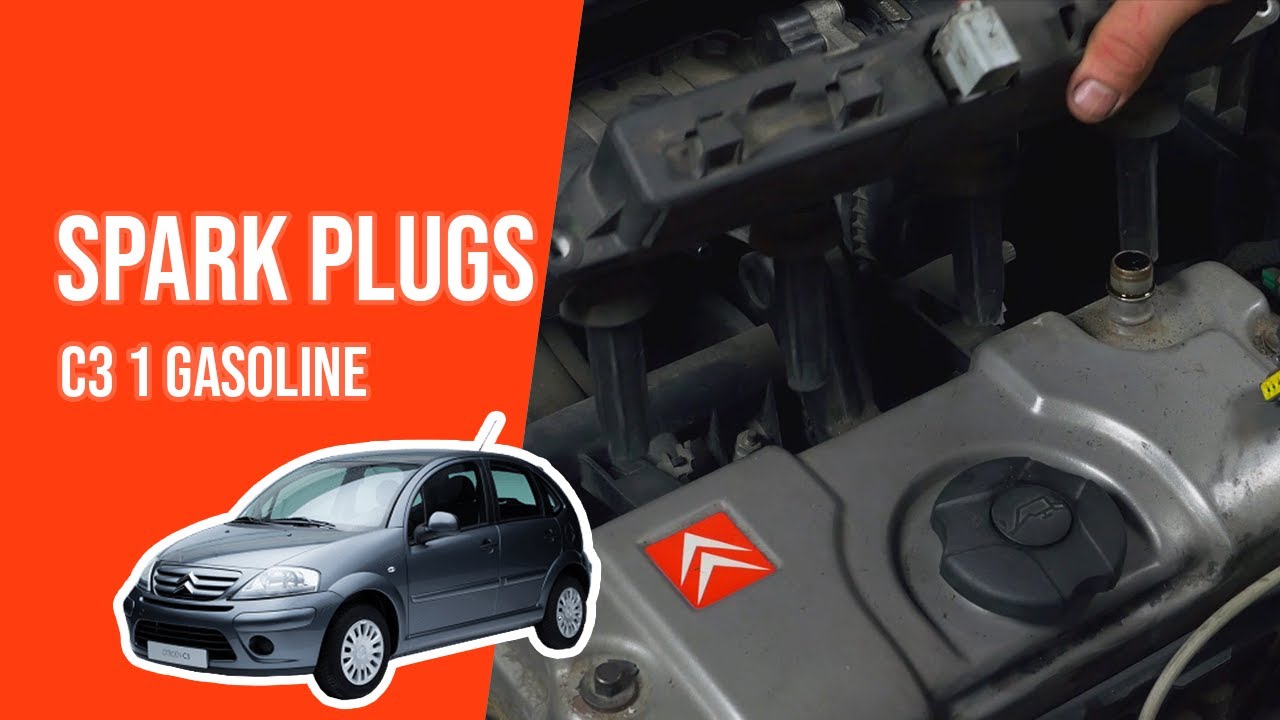 How to replace the spark plugs CITROEN C3 mk1 1.1i ⚡