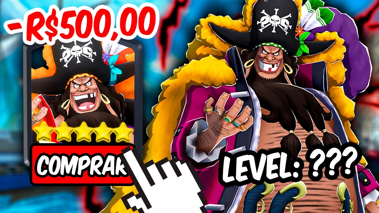 O dia que eu peguei o Barba Negra EX com as Duas Frutas no One Piece Bounty Rush