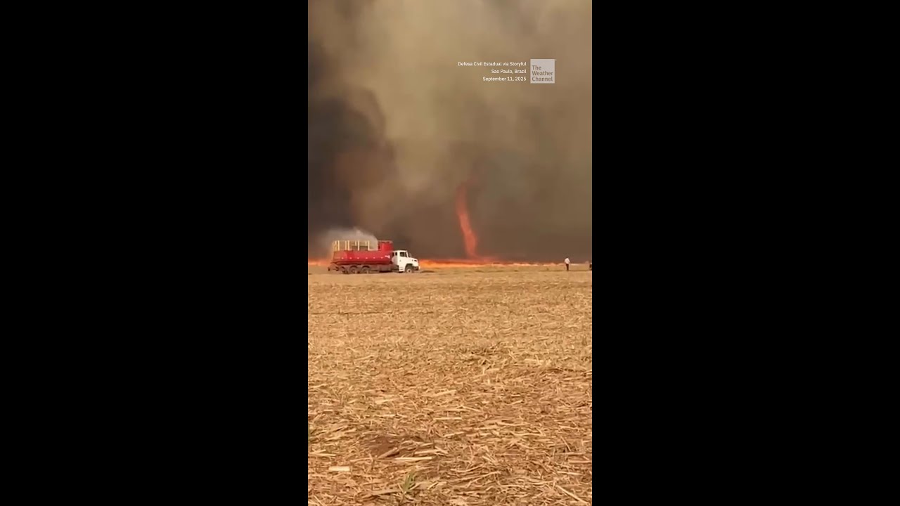 Firenado Rages In Brazil
