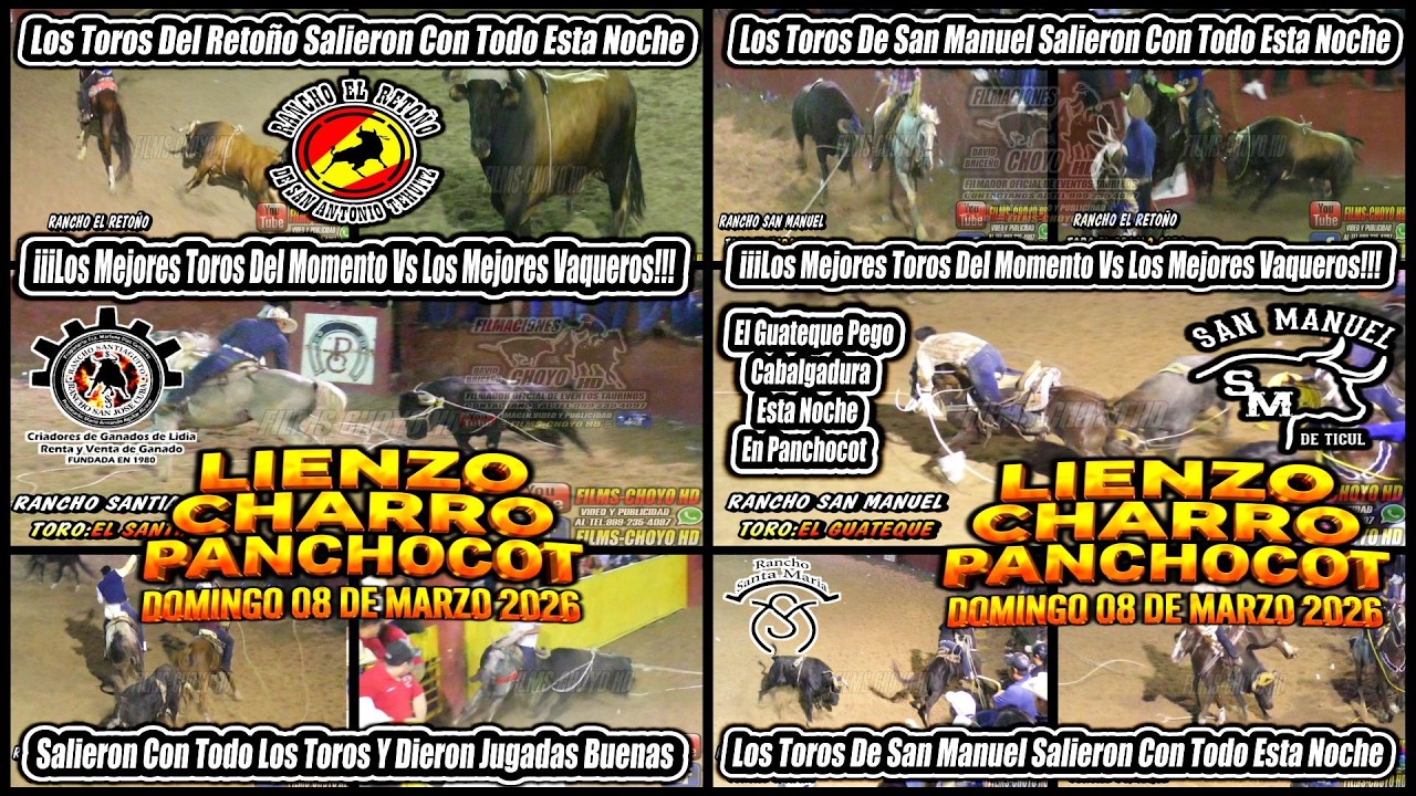 🎊🔥LIENZO CHARRO PANCHOCOT🔥🎊DOMINGO 08 DE MARZO DEL 2026 DUELO DE GANADERIAS🤠🔥