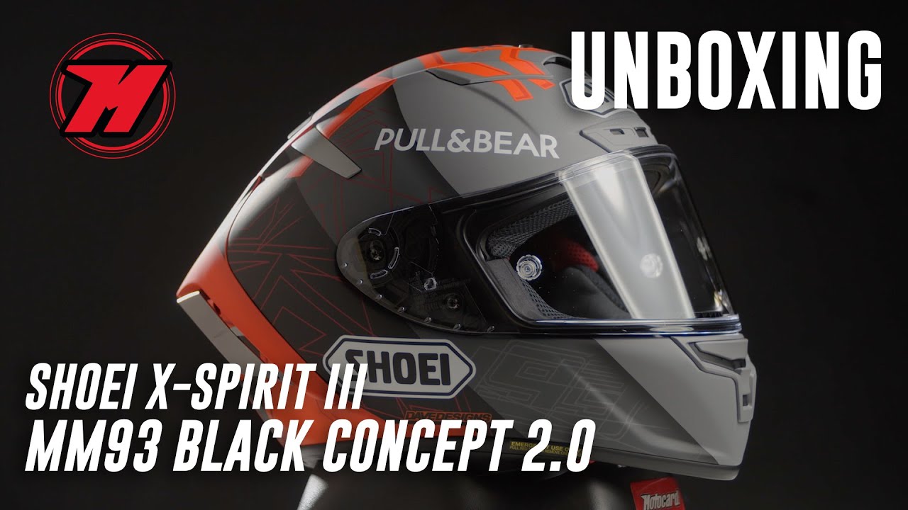 Unboxing casque SHOEI X-SPIRIT 3 #MM93 BLACK CONCEPT 2.0 TC-1🔝