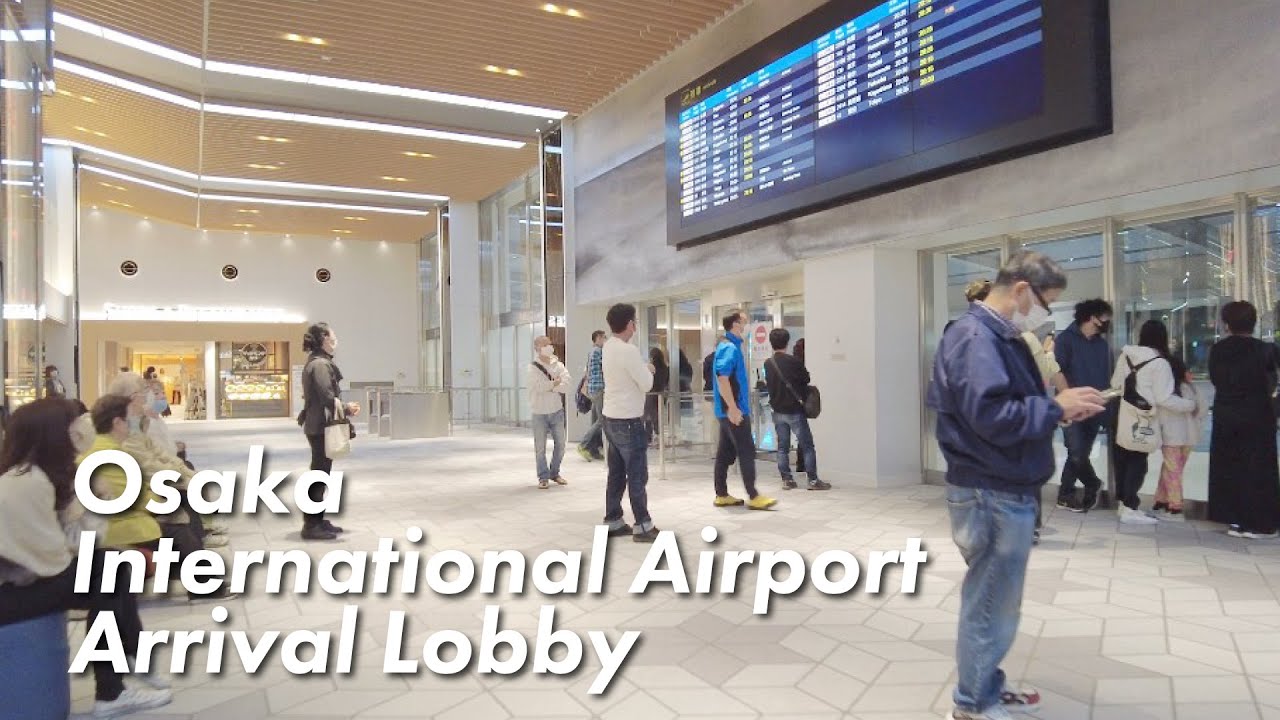 【Shooting with DJI Pocket 2 / 4K】大阪国際空港・到着ロビー Osaka International Airport Arrival Lobby