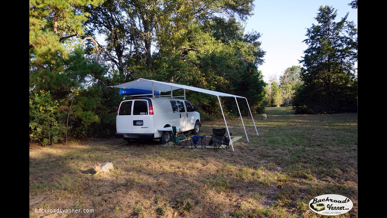 Van Life - Custom Van Awning System - How To DIY Van Canopy
