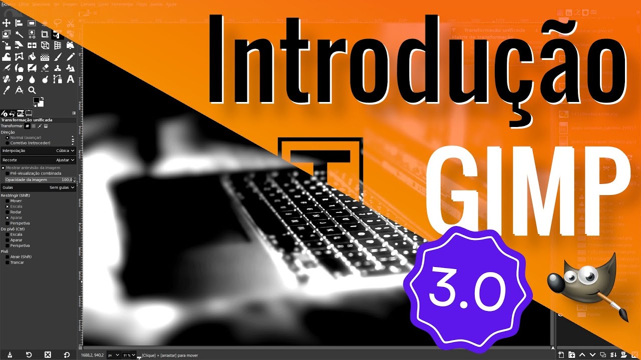 Introdução ao GIMP 3.0 • Nova versão 2025