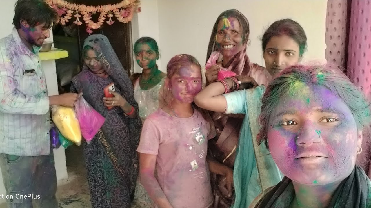 पूरी फैमिली के साथ होली खेल कर तो मजा ही आ गया