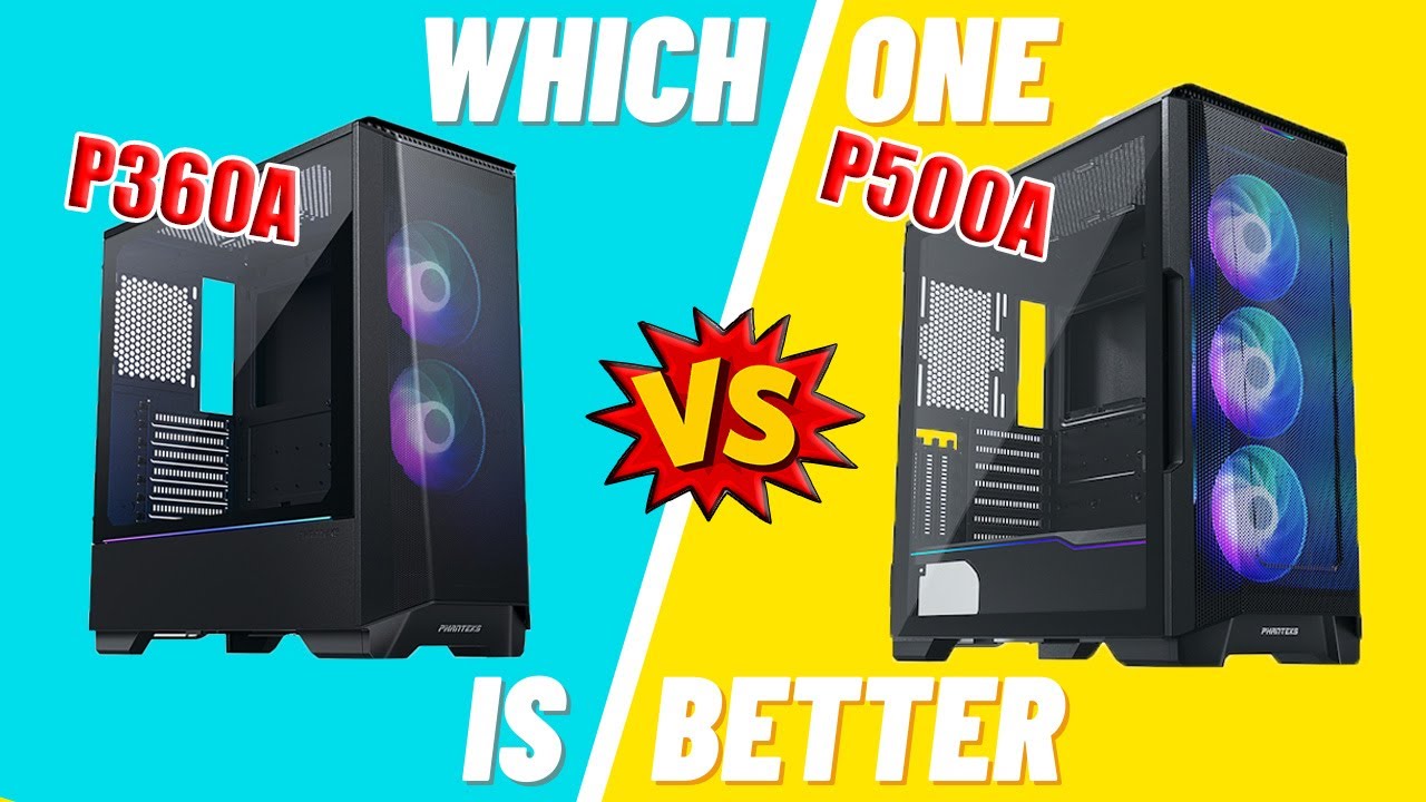 Phanteks Eclipse P360A vs P500A - Unboxing, Build and Review