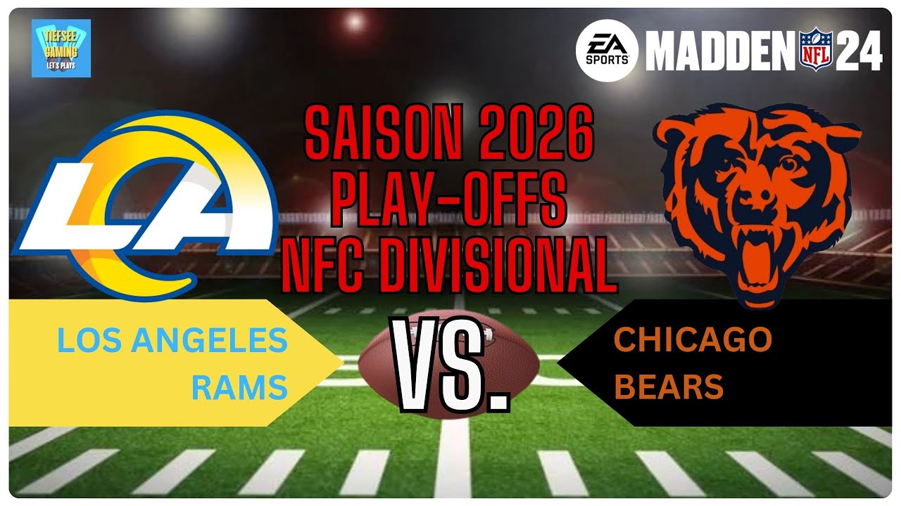 NFL MADDEN 24 - Season 26 Los Angeles Rams vs. Chicago Bears