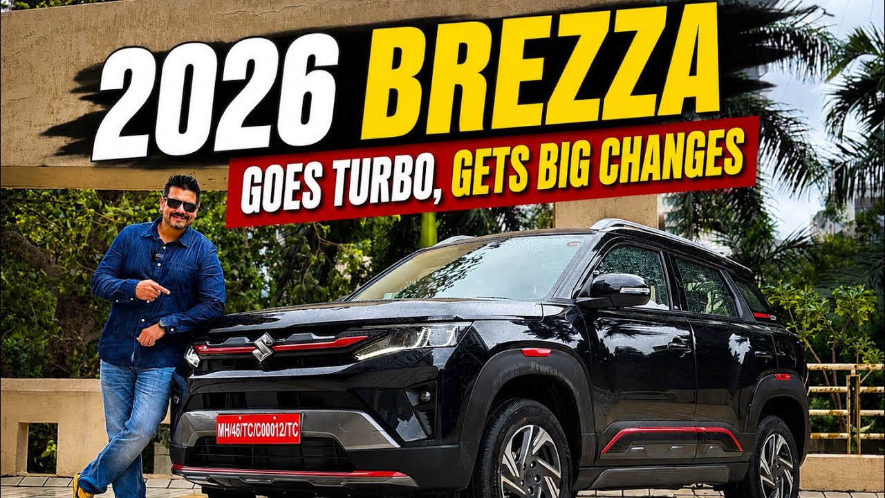 Brezza 2026! Получит турбомотор 1.0 Boosterjet и БОЛЬШИЕ изменения