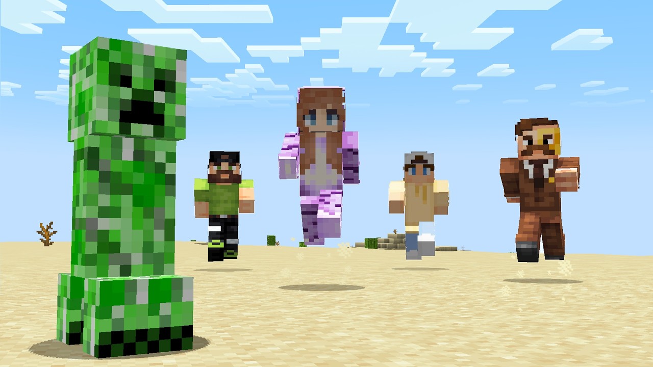 Гонка на выживание в Minecraft...