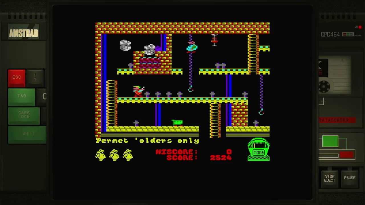 Chubby Gristle Amstrad CPC Emulated