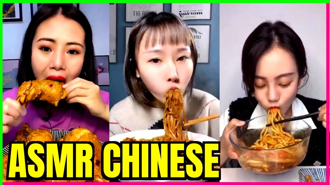 ASMR Chinese Comendo Comida - Mukbang SHOW Compila&ccedil;&atilde;o de Pessoas Comendo - Sons de Comida #41