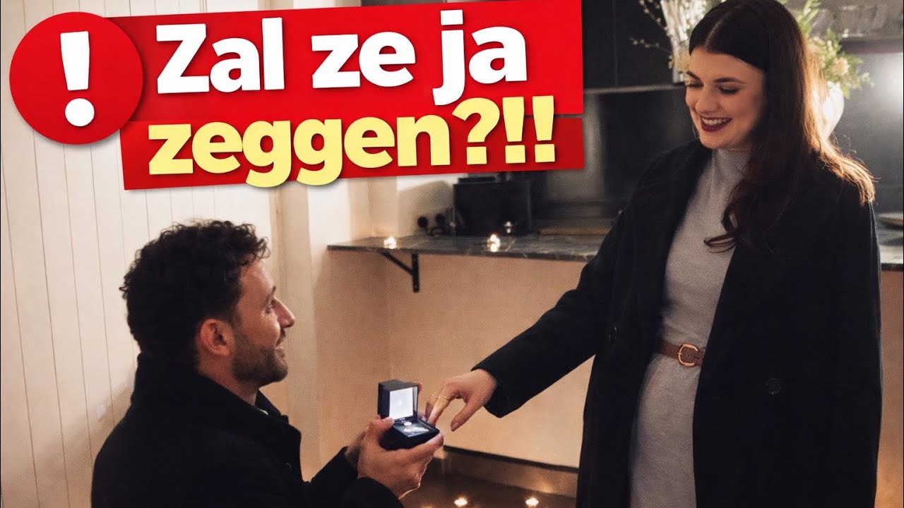 Het moment dat ik haar ten huwelijk vroeg