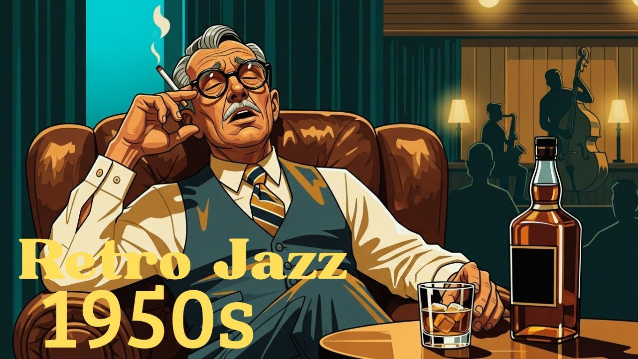 Retro Cool Jazz Lounge – атмосфера 1950-х годов и вневременная классика для релаксации
