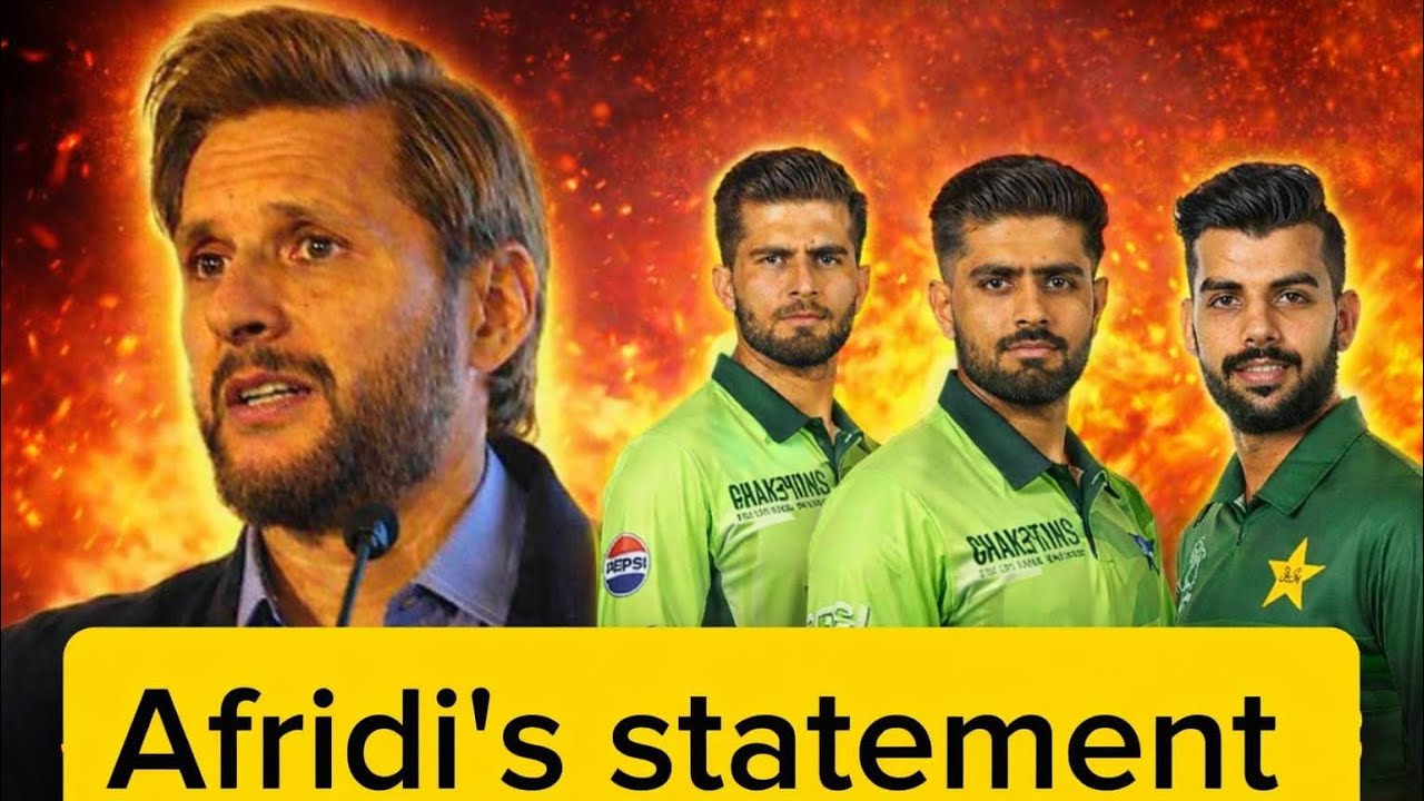 Afridi SHOCKING Statement on Babar, Shaheen & Shadab 😳