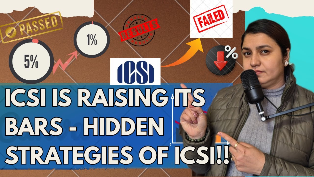 ICSI will RESTRICT PASSING PERCENTAGE!! - CS June/Dec 26 Exams