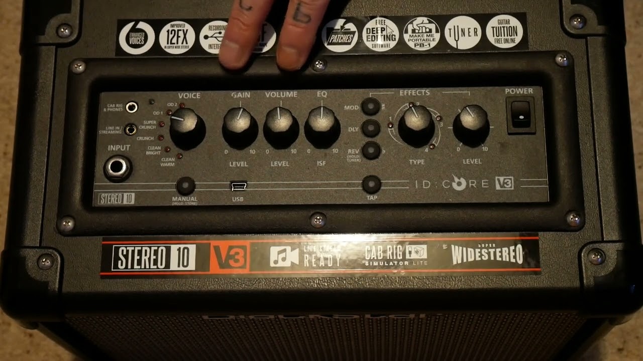 Guitar Amplifiers 4 - Blackstar ID Core V3 Explained #guitaramp #guitaramplifier #blackstaramps
