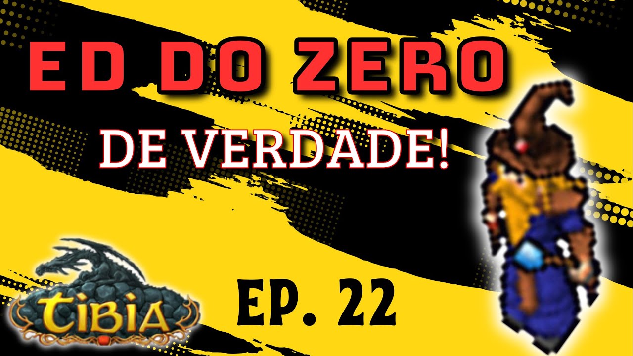 Poder da DISCIPLINA! Finalizando CORYMS E CYCLOPS - Druid FREE ACCOUNT do 0 ao 100 (Ep. 22) | Tibia