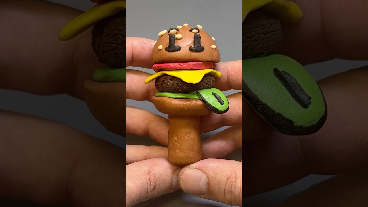 Mr Burger Pyramixed #sprunki #clay #sculpting #art #plasticine #clayart