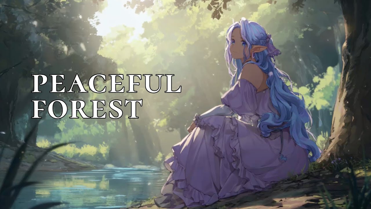 Peaceful Forest Stream — Relaxing Medieval Fantasy Music for Rest & Focus