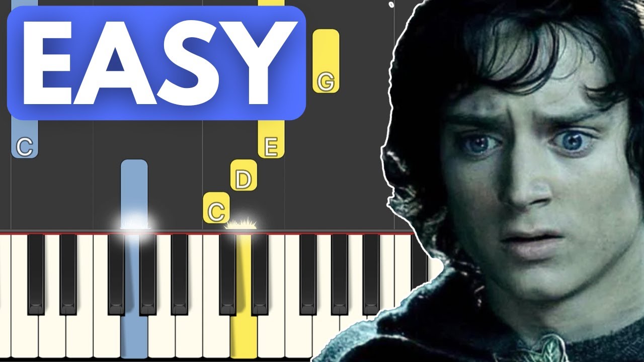 The Lord of the Rings - Concerning Hobbits Piano Tutorial (Easy Version)