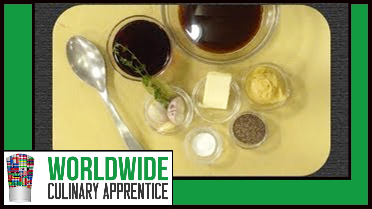 How To Make a Red Wine Sauce - How to make a Wine Sauce - Mustard sauce - Cooking Classes