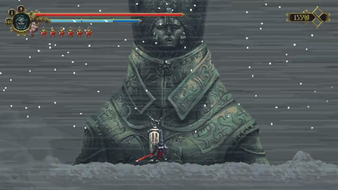 Blasphemous: Escribar Final Boss fight 2 min Cheese (No Flask) (Ending A)
