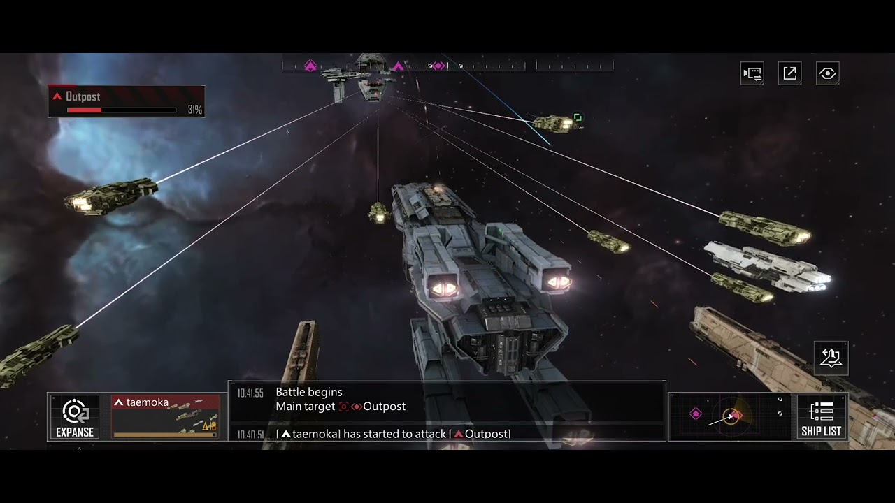 Infinite Lagrange heavy bombardment enemy outpost