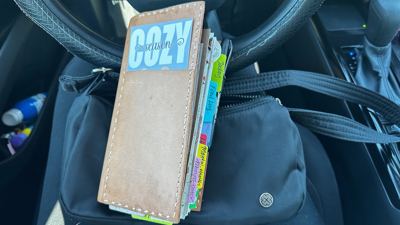 Car Planner Flip of Main System - Plannermonkeyco Bujo Notebook 
