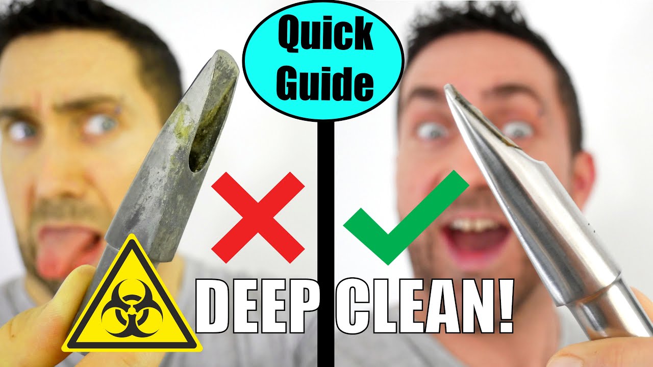 How to clean a  saxophone mouthpiece 🎷QUICK GUIDE🎷 - saxophone lesson