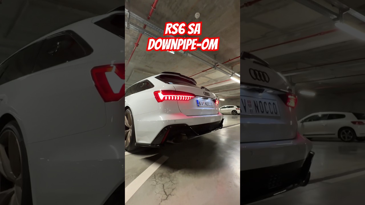 RS6 & downpipe 🔥