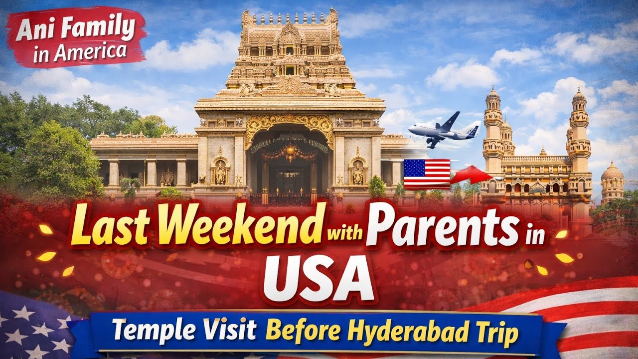 Kayasiddhi Hanuman Temple Darshan Before Parents Fly to Hyderabad #ourusavlogs #hanumantemple 