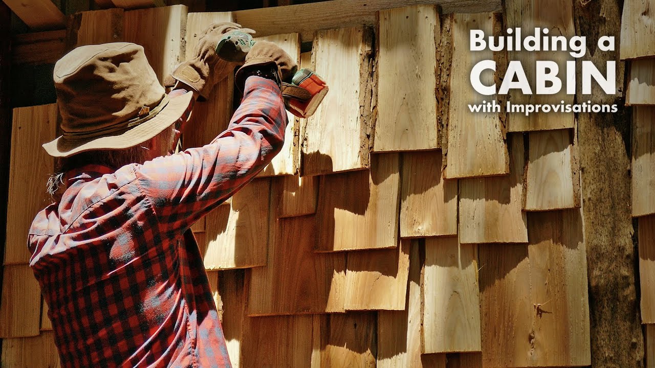 Rustic cedar shake siding | Cabin extension(5)