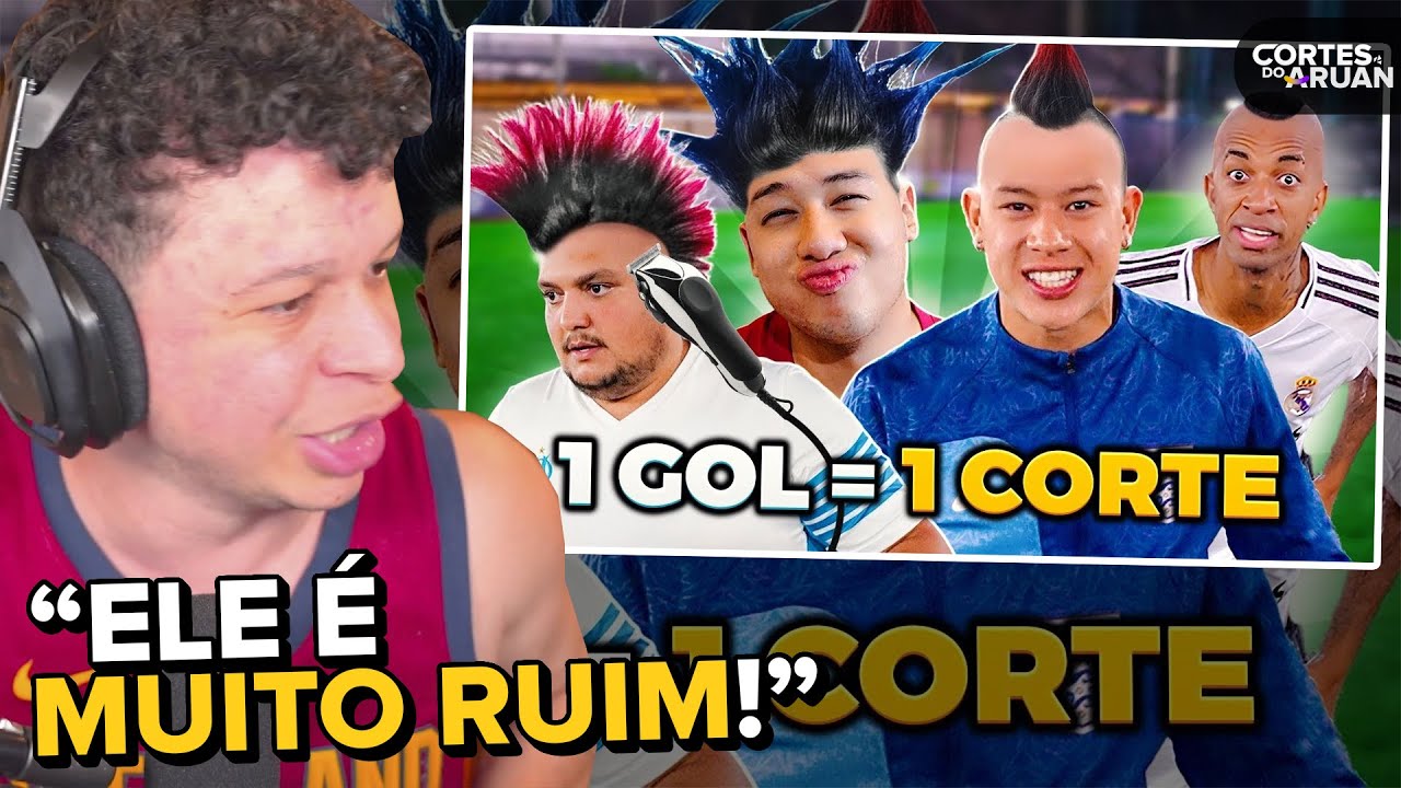 ARUAN REAGE: SÓ UM VAI FICAR COM O CABELO BONITO!! (1 GOL = 1 CORTE DE CABELO) #3 (BANHEIRISTAS)