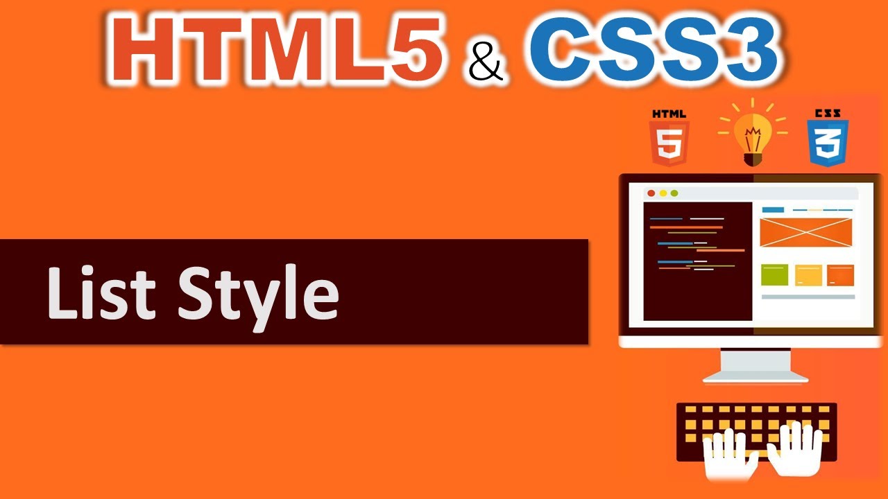 List style in CSS | CSS List Properties | HTML & CSS Tutorial for Beginners